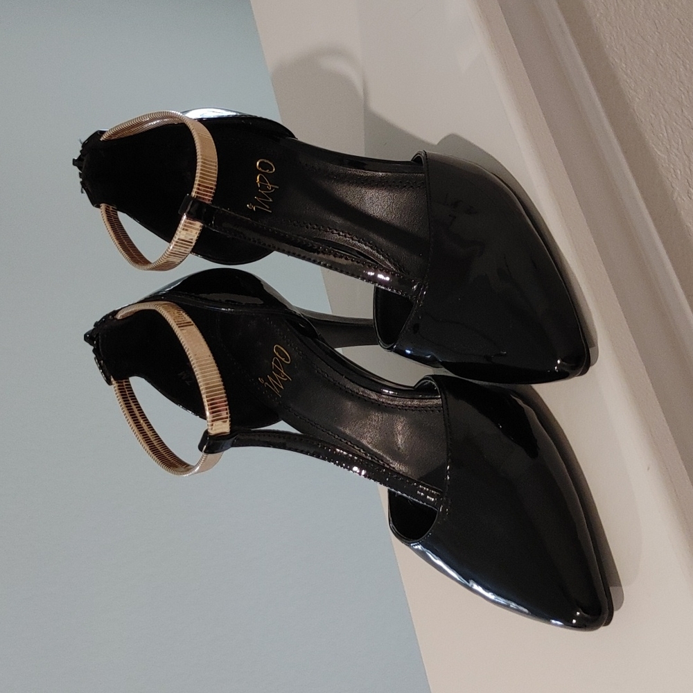 Black Patent Leather Heels